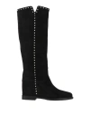 Via Roma 15 Woman Boot Black Size 7.5 Leather