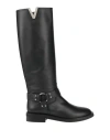 Via Roma 15 Woman Boot Black Size 8 Leather