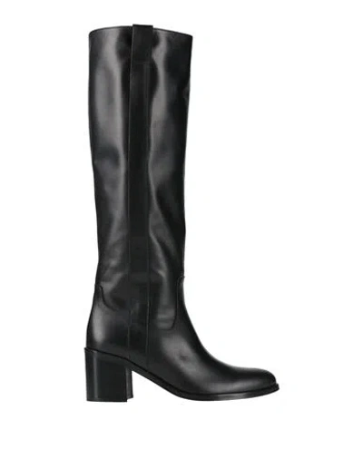 Via Roma 15 Woman Boot Black Size 8 Leather