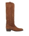 Via Roma 15 Woman Boot Brown Size 10 Leather