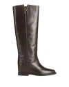Via Roma 15 Woman Boot Dark Brown Size 7.5 Leather