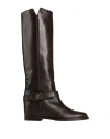 Via Roma 15 Woman Boot Dark Brown Size 9.5 Soft Leather