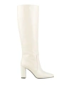 Via Roma 15 Woman Boot Off White Size 7 Soft Leather