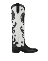Via Roma 15 Woman Boot White Size 10 Soft Leather In White