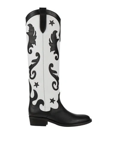 Via Roma 15 Woman Boot White Size 10 Soft Leather
