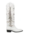 Via Roma 15 Woman Boot White Size 8 Leather In White