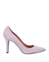 Via Roma 15 Woman Pumps Lilac Size 6 Soft Leather In Purple