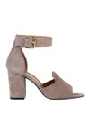 Via Roma 15 Sandals In Beige