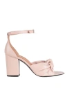 Via Roma 15 Woman Sandals Light Pink Size 6 Leather