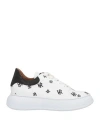 Via Roma 15 Woman Sneakers White Size 7 Leather In White