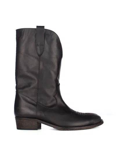 Via Roma 15 Women Boots In Animal Print