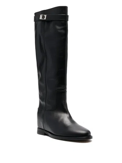 Via Roma 15 Women Boots In Nero