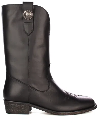 Via Roma 15 Women Boots In Nero