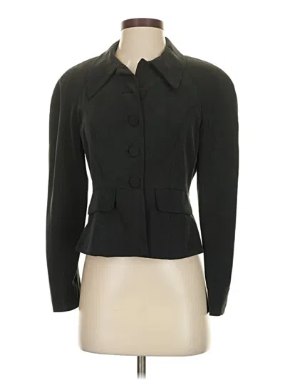 Pre-owned Via Seta Studio Jacket In Black