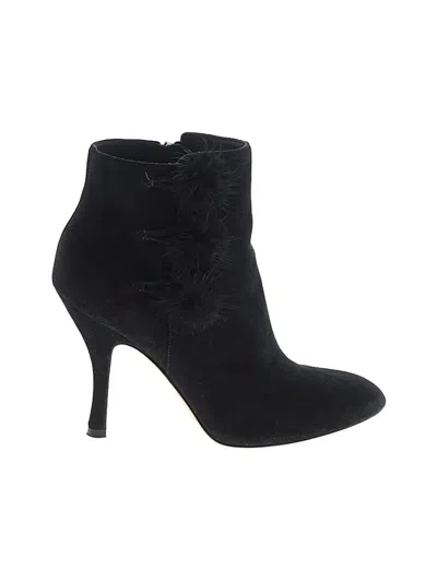 Pre-owned Via Spiga Ankle Boots In Black