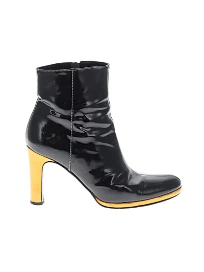 Pre-owned Via Spiga Ankle Boots In Black