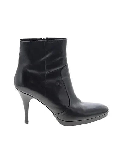 Pre-owned Via Spiga Ankle Boots In Black