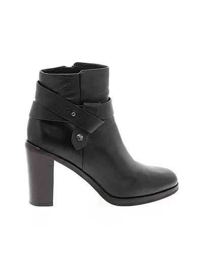 Pre-owned Via Spiga Ankle Boots In Black