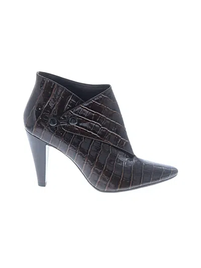 Pre-owned Via Spiga Ankle Boots In Black
