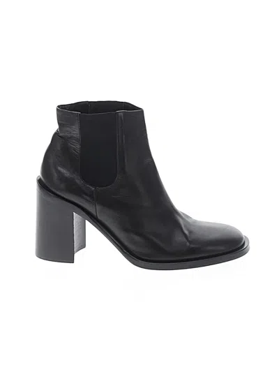 Pre-owned Via Spiga Ankle Boots In Black