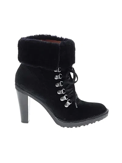 Pre-owned Via Spiga Ankle Boots In Black