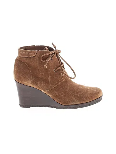 Pre-owned Via Spiga Ankle Boots In Brown