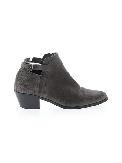 Pre-owned Via Spiga Ankle Boots In Gray