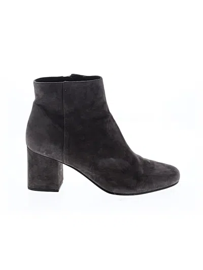 Pre-owned Via Spiga Ankle Boots In Gray