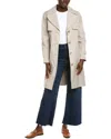 Via Spiga Belted Single-breasted Trench Coat In Neutral