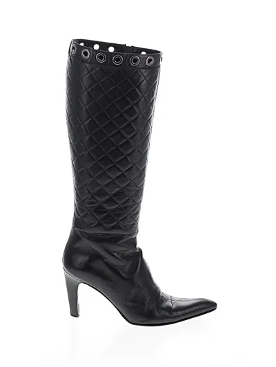 Pre-owned Via Spiga Boots In Black