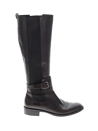 Pre-owned Via Spiga Boots In Black