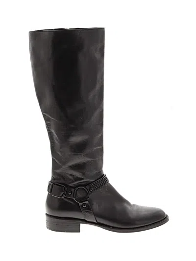 Pre-owned Via Spiga Boots In Black