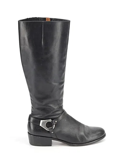 Pre-owned Via Spiga Boots In Black