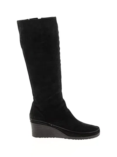 Pre-owned Via Spiga Boots In Black