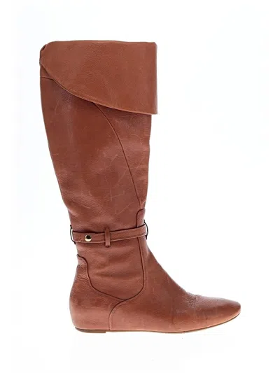 Pre-owned Via Spiga Boots In Brown