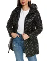 VIA SPIGA CHEVRON QUILTED COAT