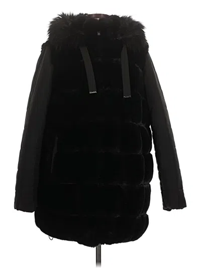 Pre-owned Via Spiga Coat In Black