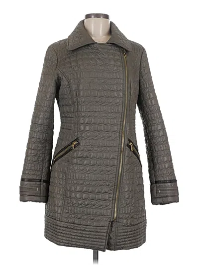 Pre-owned Via Spiga Coat In Gray