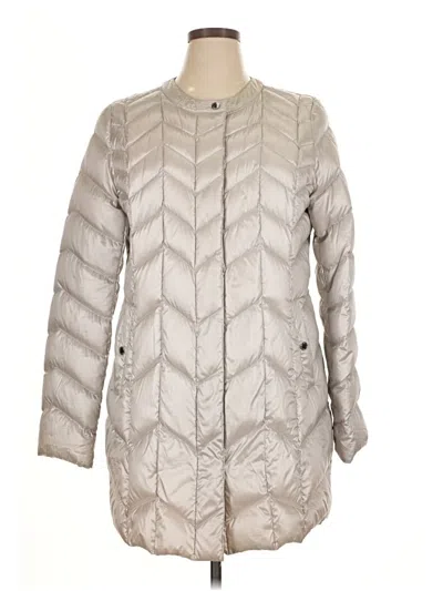 Pre-owned Via Spiga Coat In Silver