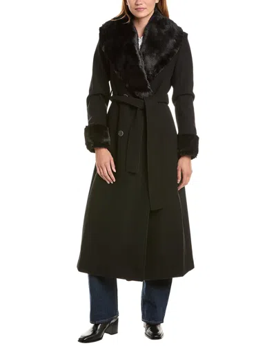 VIA SPIGA VIA SPIGA DOUBLE-BREASTED BELTED COAT