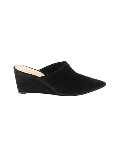 Pre-owned Via Spiga Flats In Black