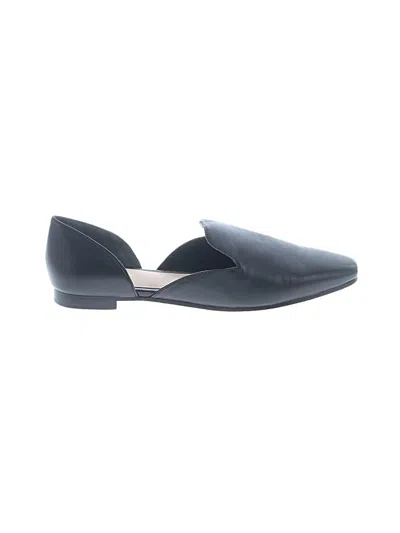 Pre-owned Via Spiga Flats In Black