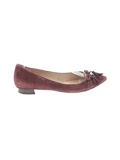 Pre-owned Via Spiga Flats In Brown