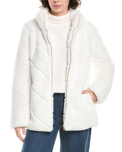 Via Spiga Grooved Jacket In White