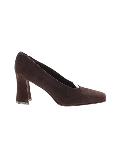 Pre-owned Via Spiga Heels In Burgundy