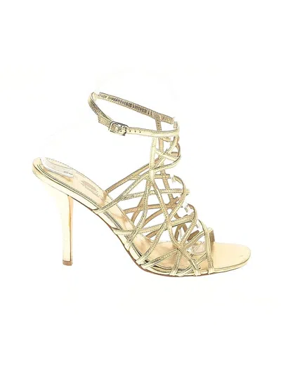 Pre-owned Via Spiga Heels In Gold