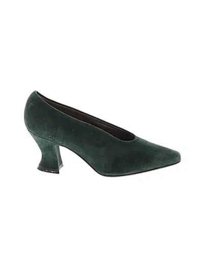 Pre-owned Via Spiga Heels In Green