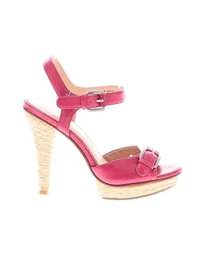 Pre-owned Via Spiga Heels In Pink