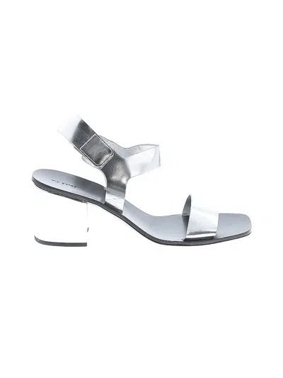 Pre-owned Via Spiga Heels In Silver