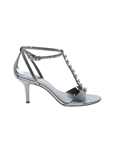 Pre-owned Via Spiga Heels In Silver